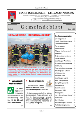Gemeindeblatt 02/2022