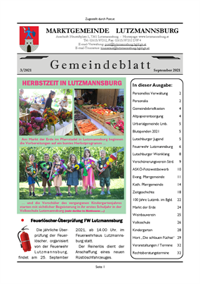 Gemeindeblatt 3/2021